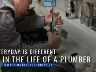 Everyday is different in the life of a plumber
