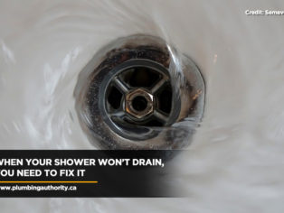 When your shower won’t drain, you need to fix it