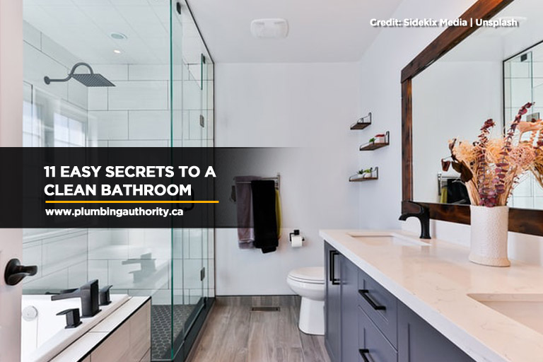 11 Easy Secrets to a Clean Bathroom