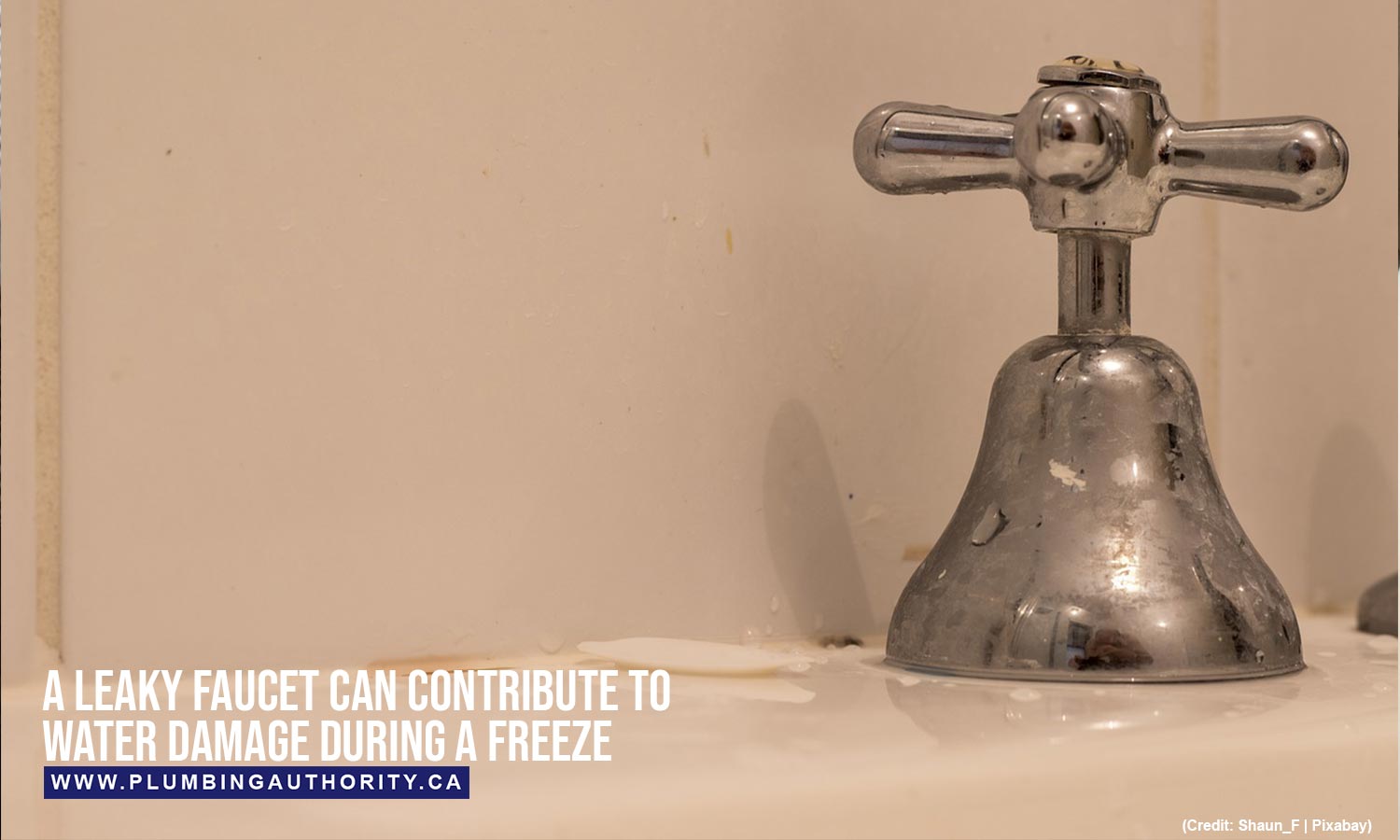 A leaky faucet can contribute to water damage