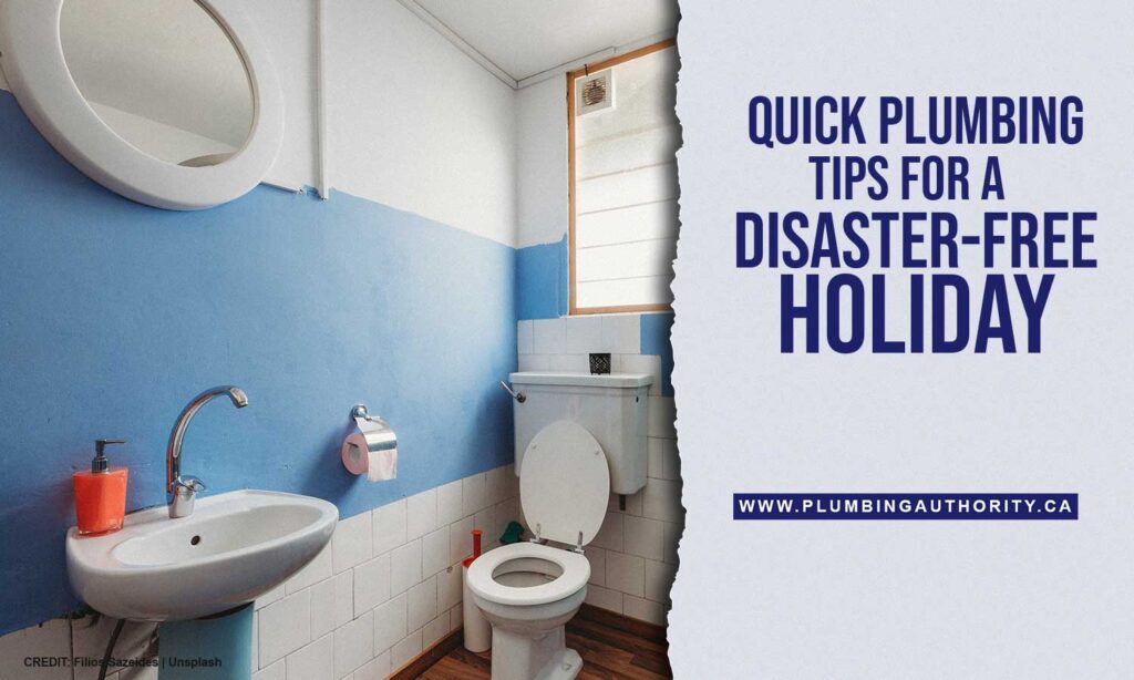 Quick Plumbing Tips for a Disaster-Free Holiday