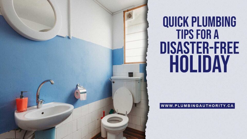 Quick Plumbing Tips for a Disaster-Free Holiday