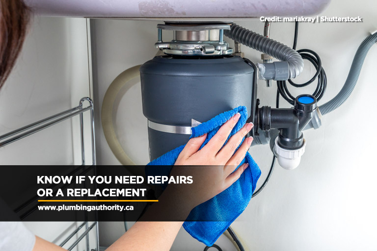 Know if you need repairs or a replacement