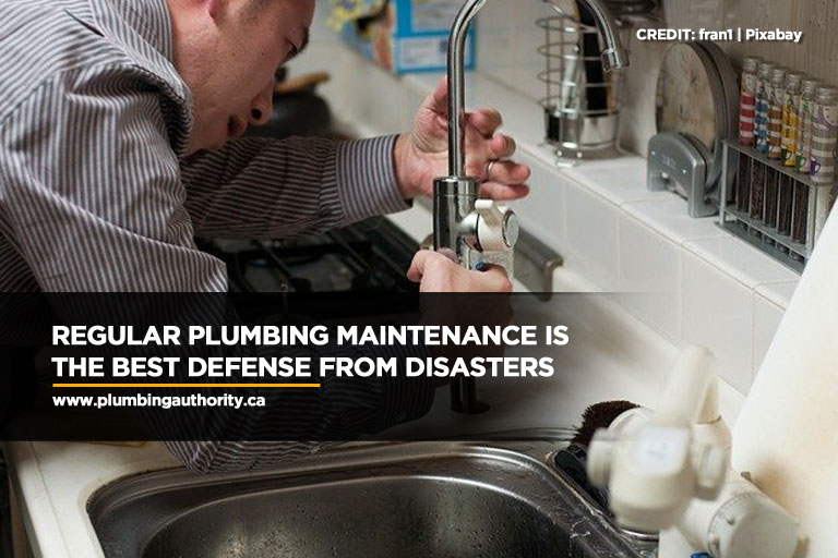 Regular plumbing maintenance is the best defense from disasters