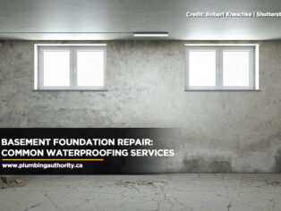 Basement Foundation Repair: Common Waterproofing Services