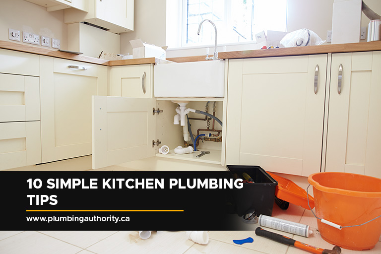 10 Simple Kitchen Plumbing Tips