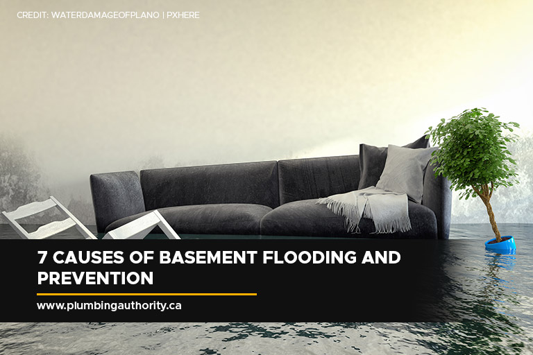 7 Causes of Basement Flooding and Prevention